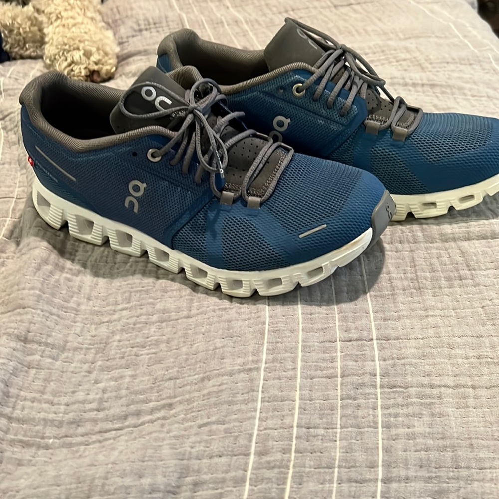 On cloud running shoes